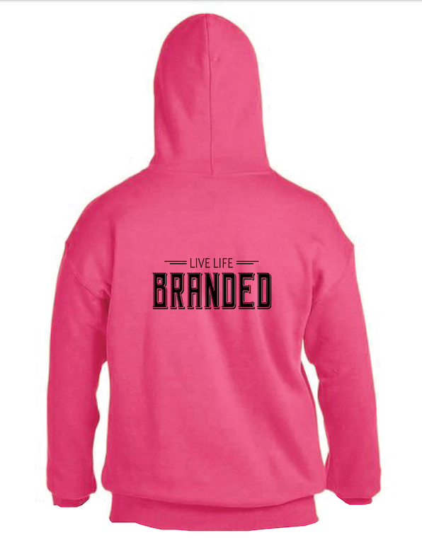 Neon Pink Scream Hoodie